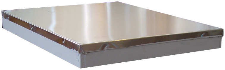 Painted Telescoping Top Cover with Aluminum Cover